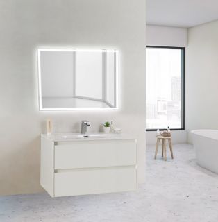 Тумба под раковину BelBagno подвесная 80x50см Bianco Opaco KRAFT 39-800/390-2C-SO-BO